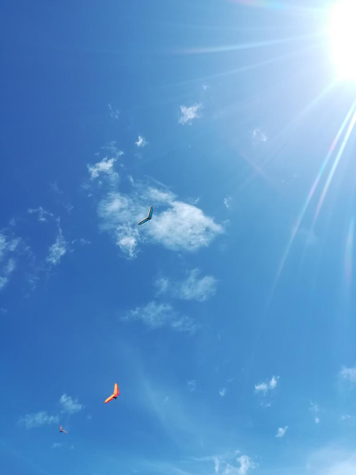 3機同時フライト